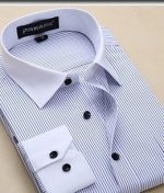 Long sleeve plus size business shirts for men