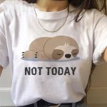 Printed Kawaii Sloth Tees