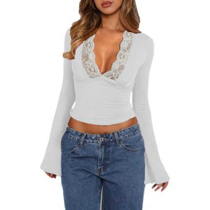 V neck top
