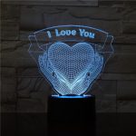 3D night light