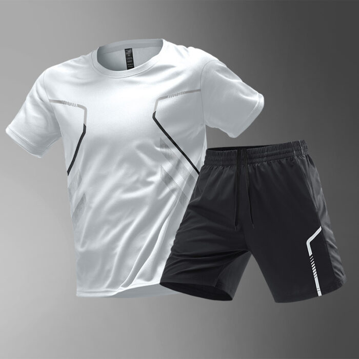 Breathable sports running tee men