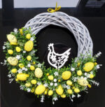 easter bunny wreath decoration