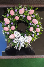 easter decoration bunny wreath