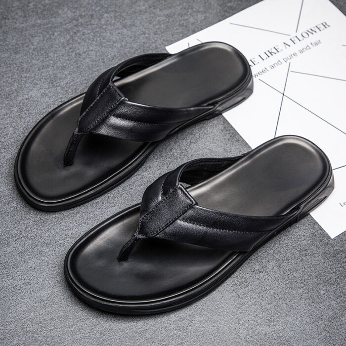 Leather Flip Flops for Men