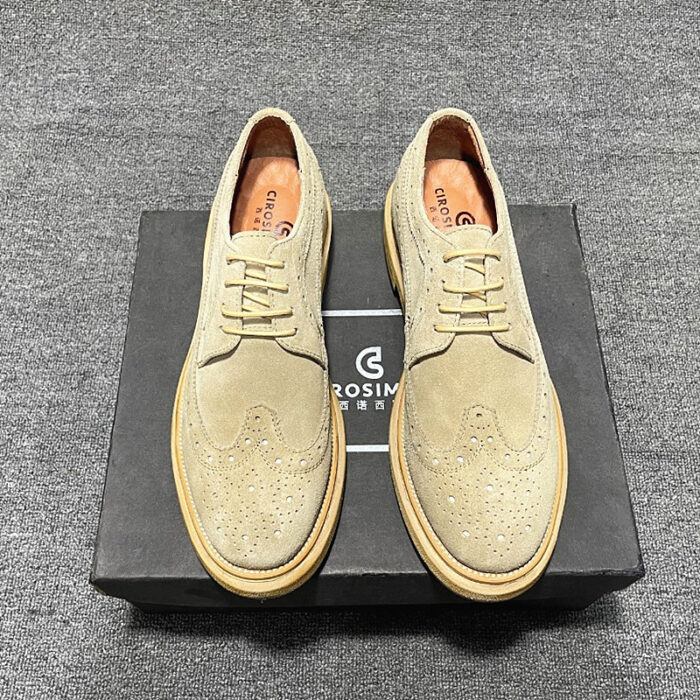 genuine leather dress shoes