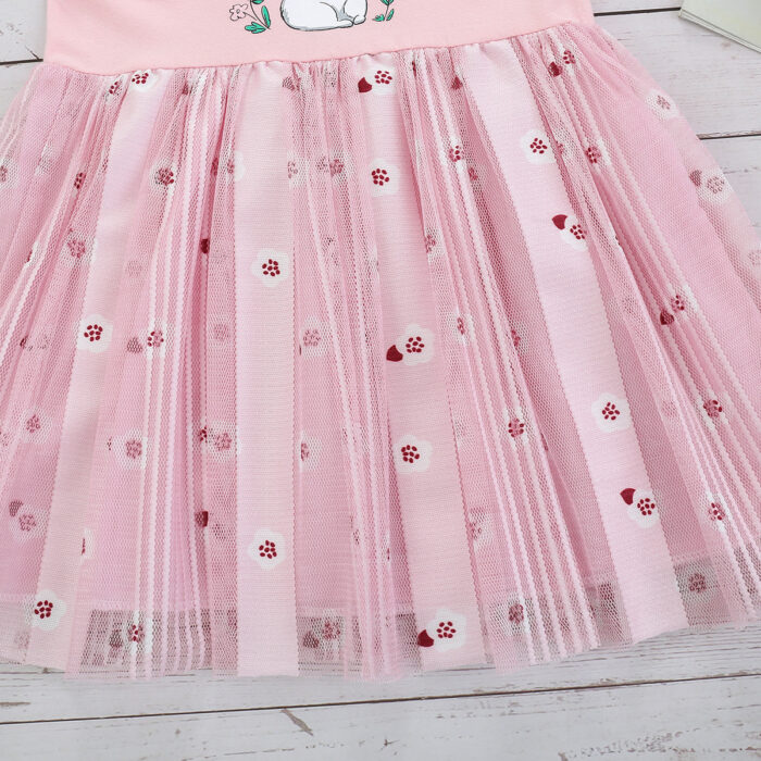 Easter Cartoon Rabbit Princess Dress for Girls