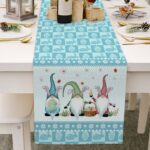Easter Cotton Linen Table Flag