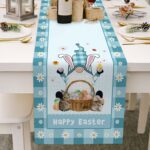 Cotton Linen Easter Table Flag