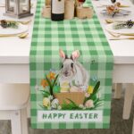 Linen Cotton Easter Table Flag