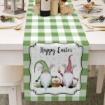 Linen Cotton Easter Table Flag for easter