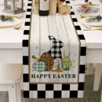 Easter Cotton Linen Table Flag