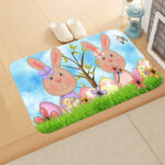 Easter Egg Bathroom Floor Mat Anti Skid