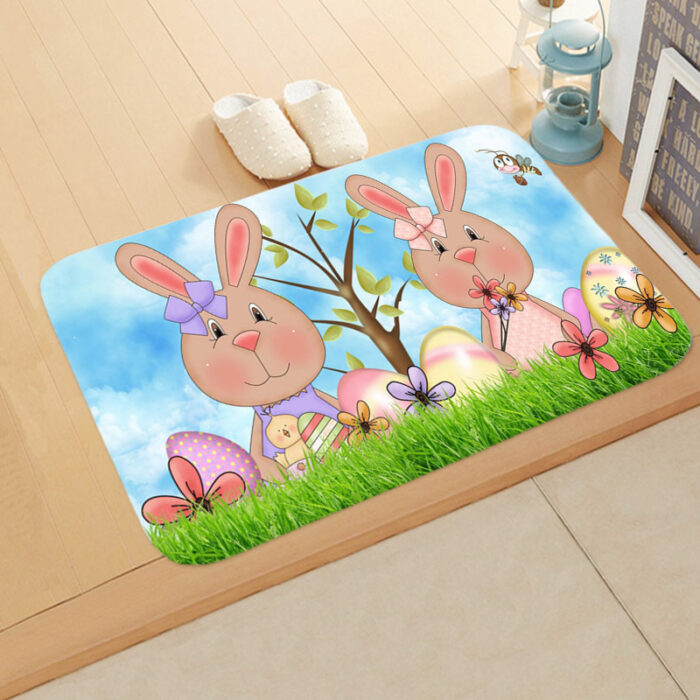 Easter Egg Bathroom Floor Mat Anti Skid