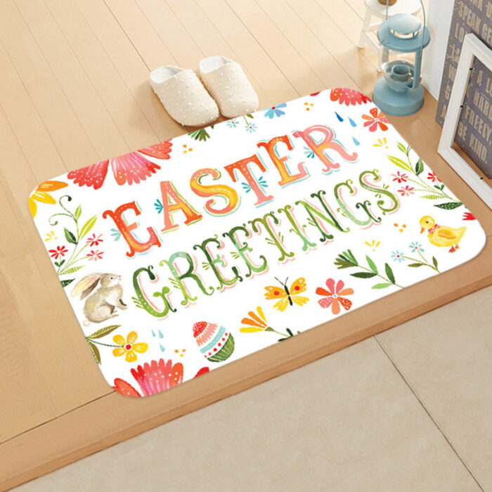 Easter Egg Bathroom Mats Anti Skid Festive