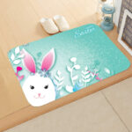Anti Skid Bathroom Mats Easter Egg Design
