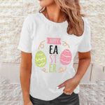 Colorful Easter T Shirt Women