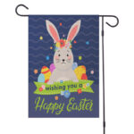 Spring Burlap Garden Flag Outdoor Decor