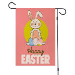Festive Burlap Garden Flag for Easter