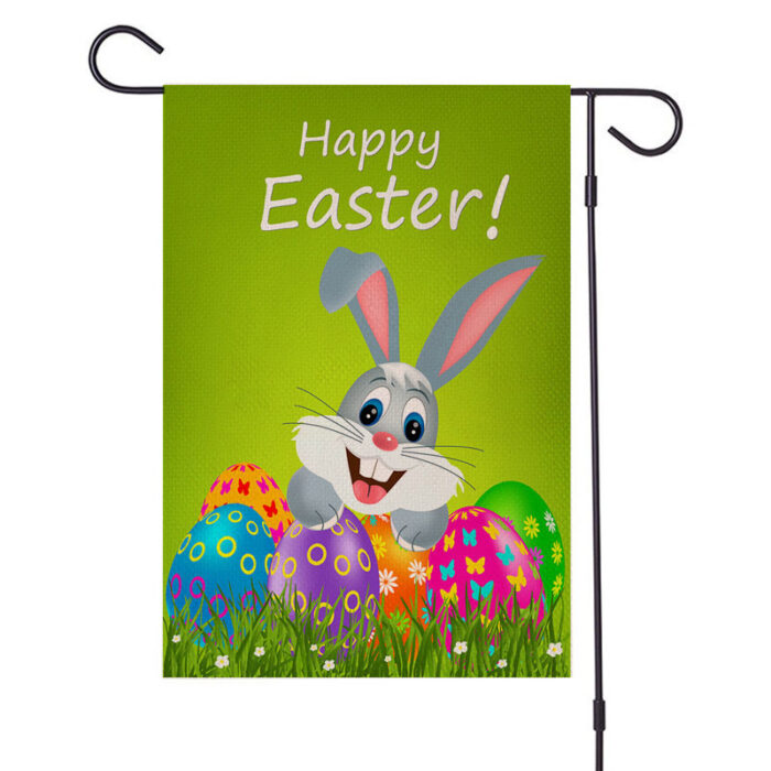 Outdoor Easter Spring Garden Flag