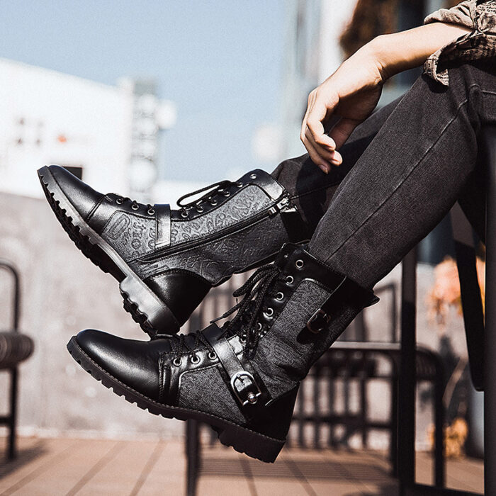 Korean Style Martin Boots2 Korean Style Martin Boots for Men