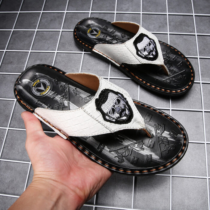 Comfortable leather slippers