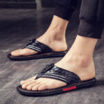 Slip resistant leather footwear