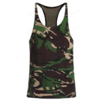 Mens Camouflage Print Athletic Vest