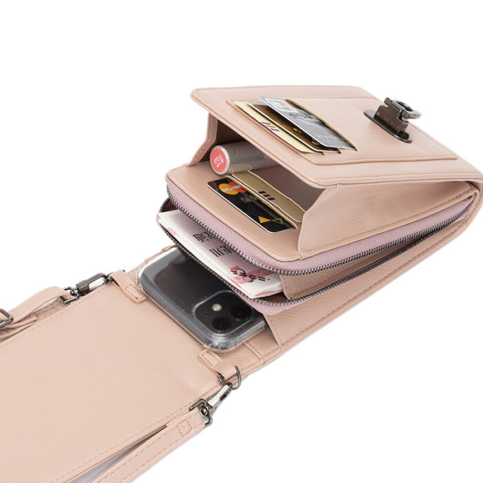 trendy solid color bag