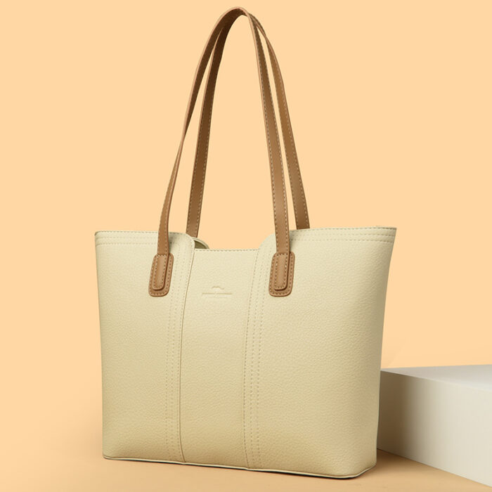 Spacious waterproof tote