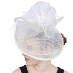 Trendy hemp yarn hat