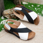 casual wedge sandals