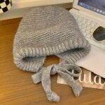 Knitted woolen winter hat