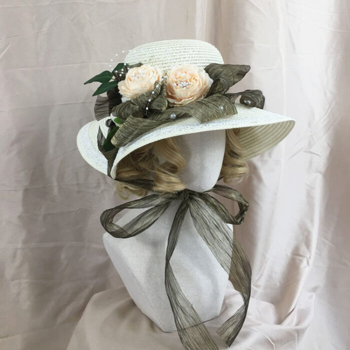 Forest style wide brim hat