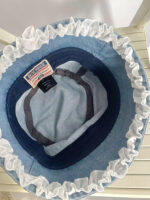Stylish blue lace cowboy hat