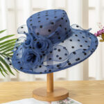 polka dot sun hat