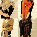 Trendy cashmere scarf