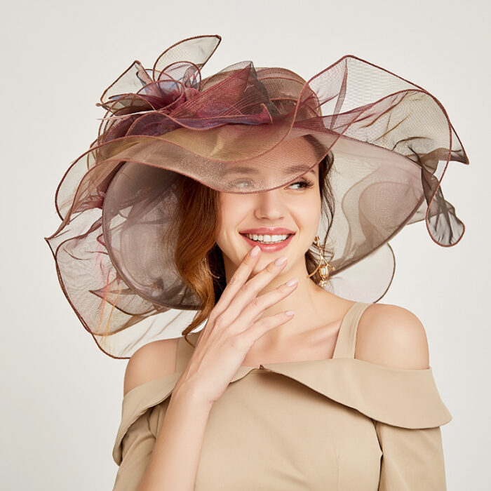 summer organza hat