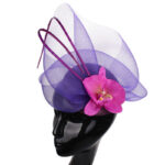 girls royal feather hat