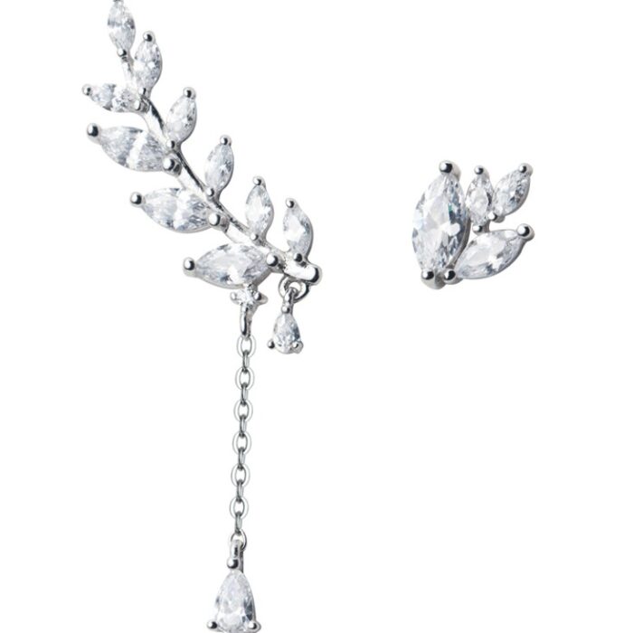 Silver Korean earrings