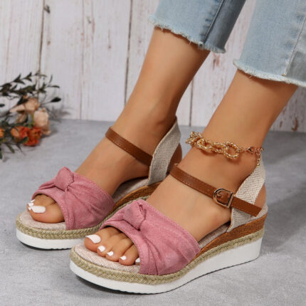 beach wedge sandals