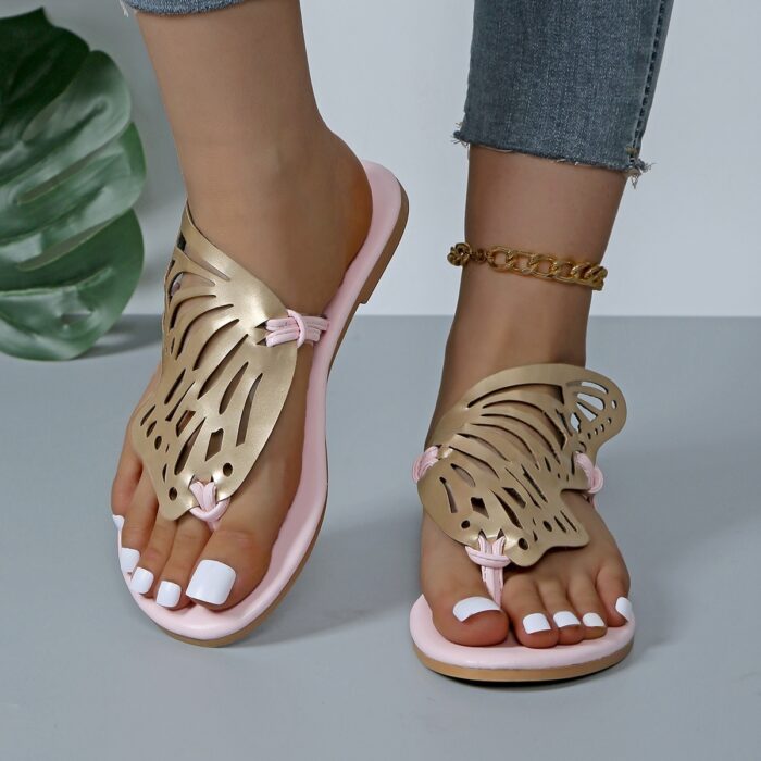 casual low heel sandals