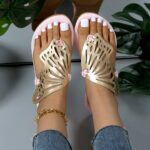 Low Heel Beach Sandals