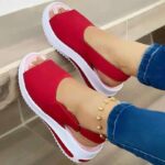 summer velcro sandals for women