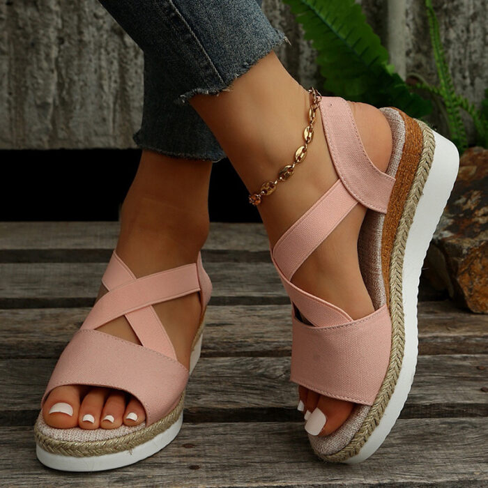 Women wedge footwear