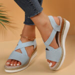 Ladies wedge sandals
