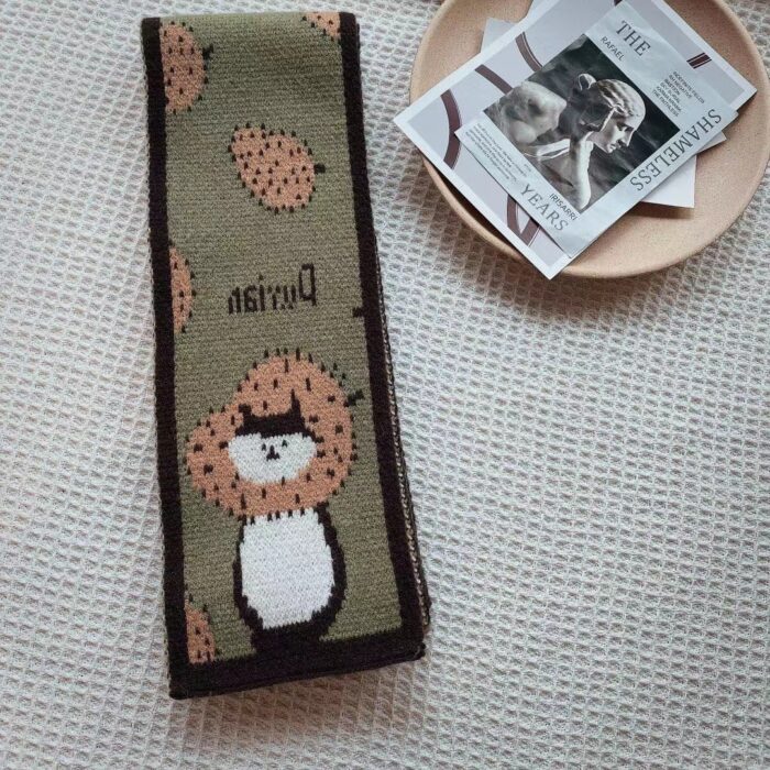 Winter warm scarf