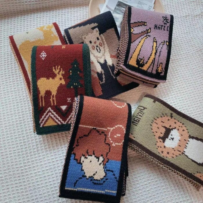 Warm women’s scarf