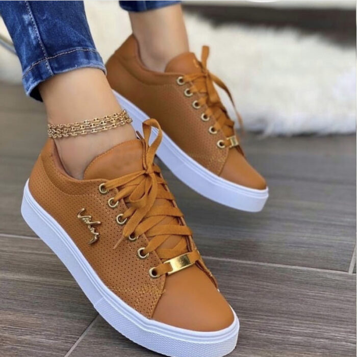 lace-up sneakers