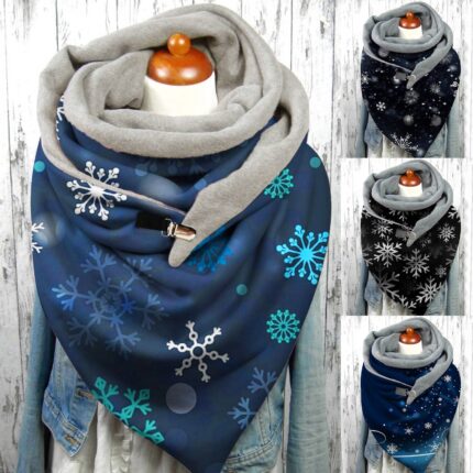 Buttoned Winter Scarf