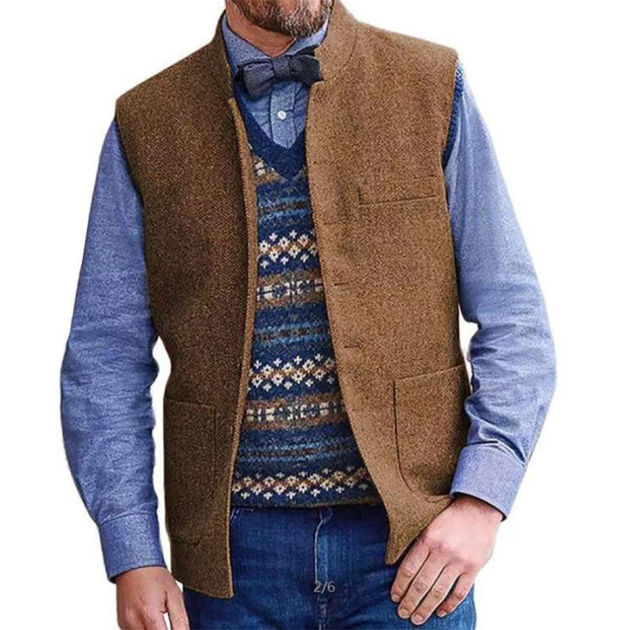 Men's sleeveless coat